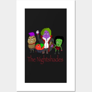 The Nightshades Goth Vegetable Family Posters and Art